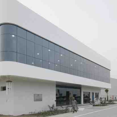Factory Building Exterior of Can Manufacturing Plant